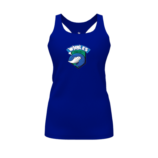 [FT0TRBRY-FYS-LOGO1] Decker Racerback Tank Top (Female Youth S, Royal, Logo 1)