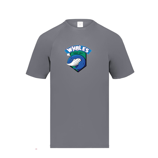 [2790.059.S-LOGO1] Men's Smooth Sport T-Shirt (Adult S, Gray, Logo 1)