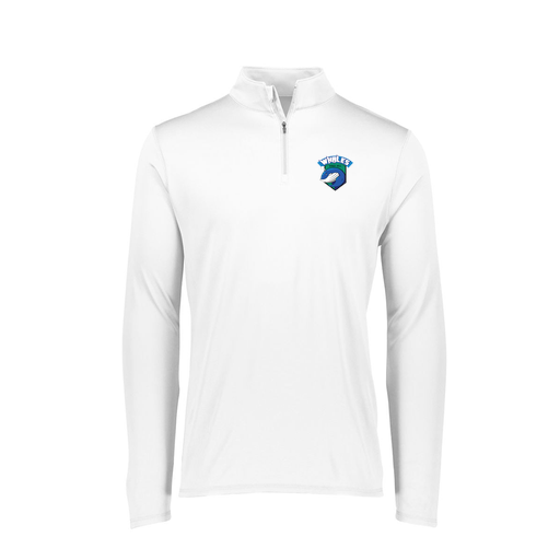 [FTLQFLWH-FAXS-LOGO1] Ladies Flex-Lite 1/4 Zip Shirt (Female Adult XS, White, Logo 1)