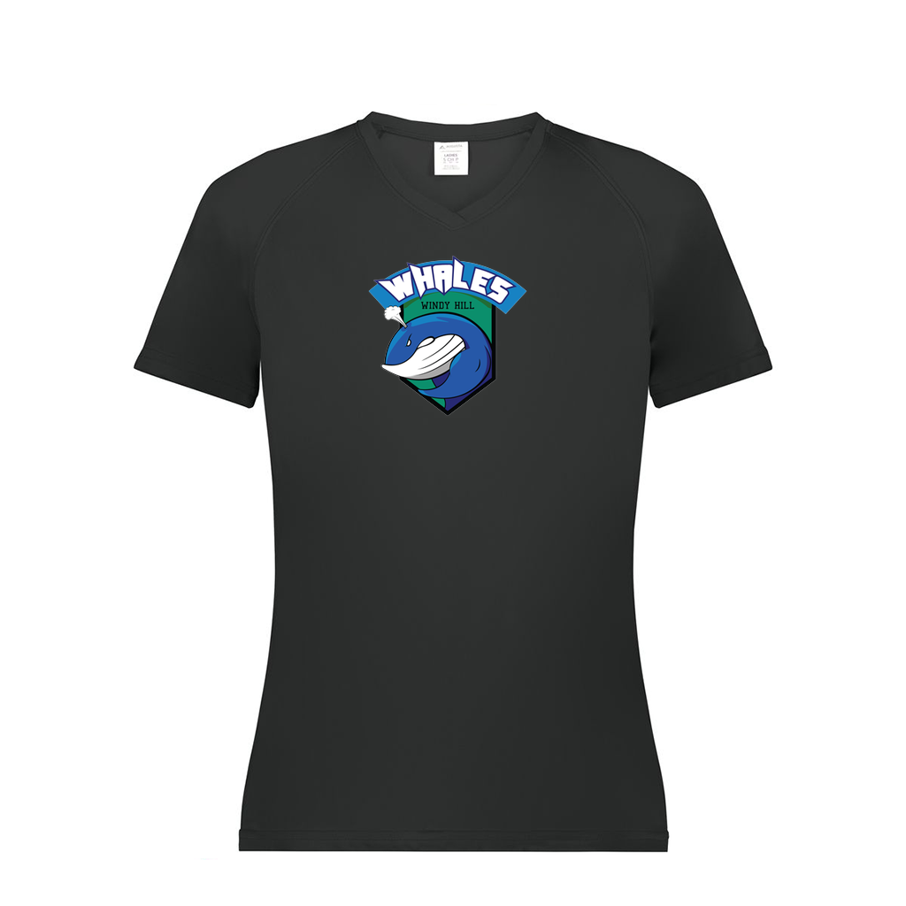 Ladies Smooth Sport V-Neck T-Shirt