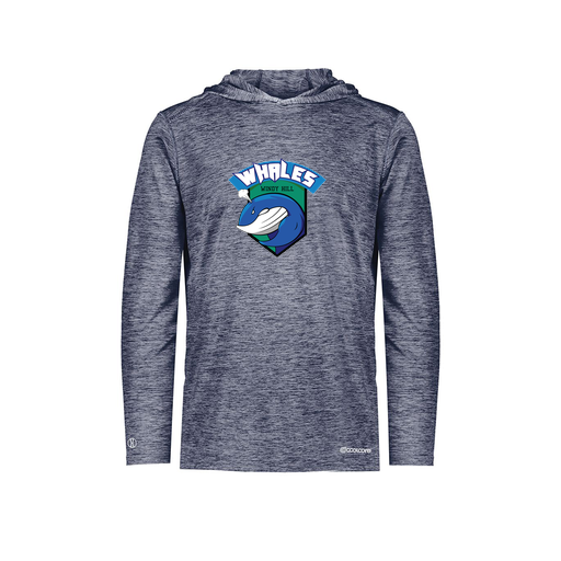 [FOLHCGNV-AS-LOGO1] Decker Men's Charge Hoodie (Adult S, Navy, Logo 1)