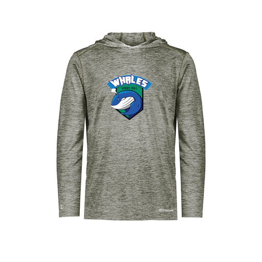 [FOLHCGGY-AS-LOGO1] Decker Men's Charge Hoodie (Adult S, Gray, Logo 1)