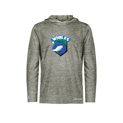 [FOLHCGGY-YS-LOGO1] Decker Youth Charge Hoodie (Youth S, Gray, Logo 1)