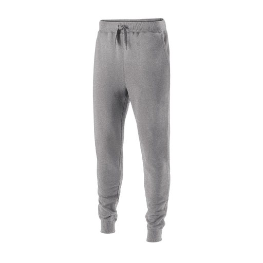 [229658.017.S-LOGO5] Youth 60/40 Fleece Jogger (Youth S, Silver, Logo 5)